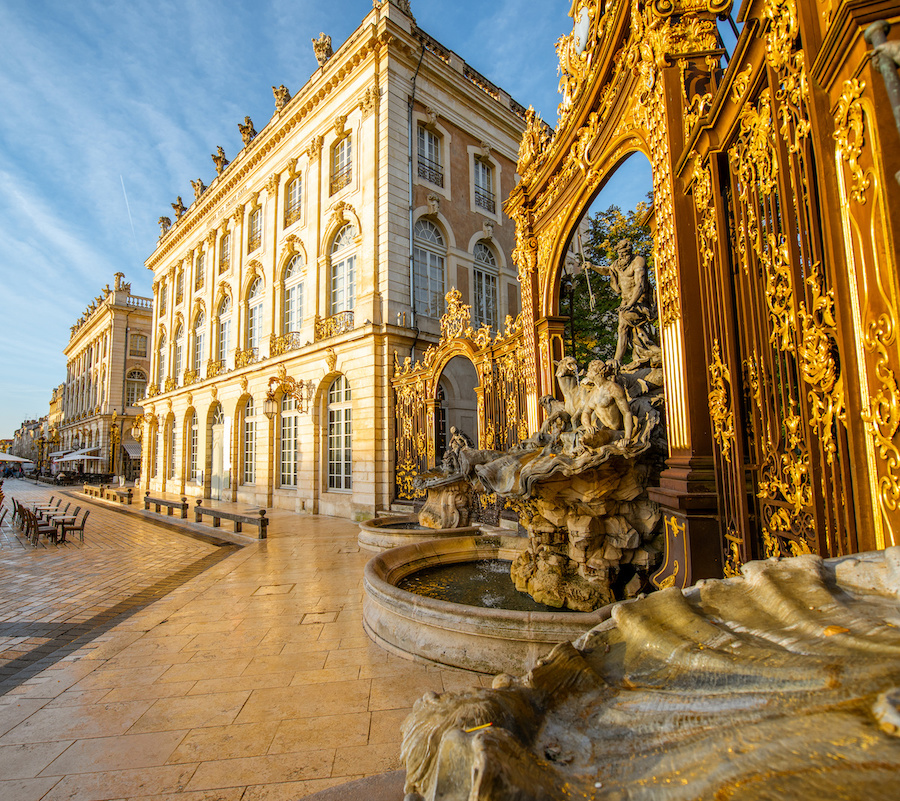 Square Stanislas dans la vieille ville de Nancy